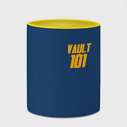 Кружка 3D VAULT 101, цвет: 3D-белый + желтый — фото 2