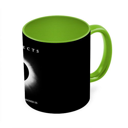 Кружка цветная Architects: Black Eclipse / 3D-Белый + светло-зеленый – фото 1