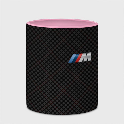 Кружка цветная BMW M: Dark Side / 3D-Белый + розовый – фото 2