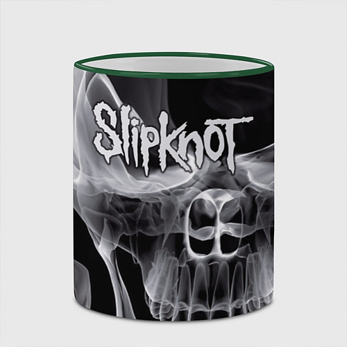 Кружка цветная Slipknot Death / 3D-Зеленый кант – фото 2