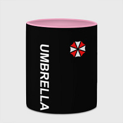 Кружка 3D UMBRELLA CORP, цвет: 3D-белый + розовый — фото 2