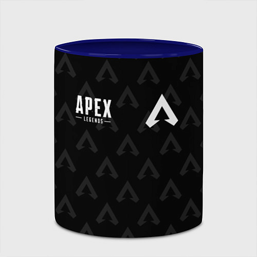 Кружка цветная Apex Legends: E-Sports / 3D-Белый + синий – фото 2