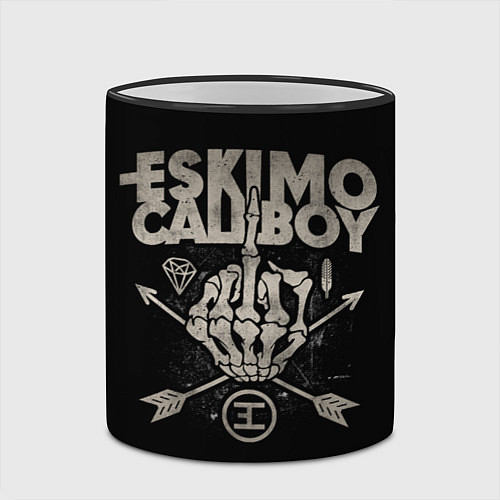 Кружка цветная Eskimo Callboy: Bones / 3D-Черный кант – фото 2