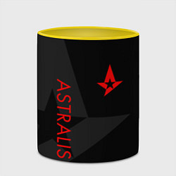 Кружка 3D Astralis: Dark Style, цвет: 3D-белый + желтый — фото 2
