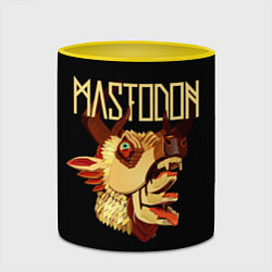 Кружка 3D Mastodon: Leviathan, цвет: 3D-белый + желтый — фото 2