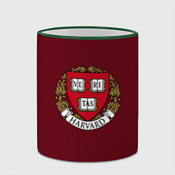 Кружка 3D Harvard University, цвет: 3D-зеленый кант — фото 2