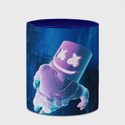 Кружка 3D Marshmello Effect, цвет: 3D-белый + синий — фото 2