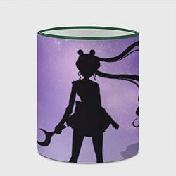 Кружка 3D Pretty Soldier Sailor Moon, цвет: 3D-зеленый кант — фото 2