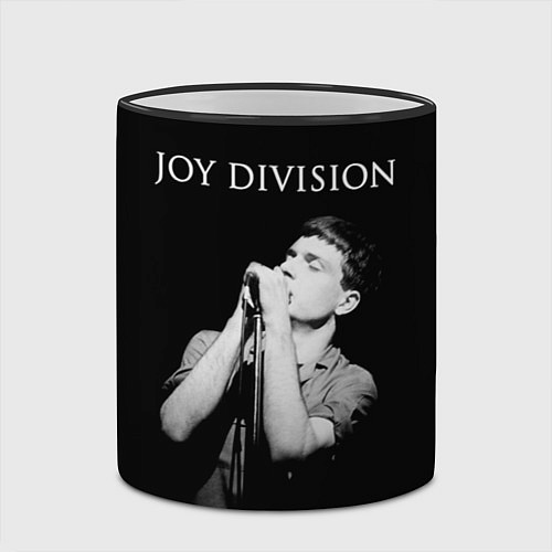 Кружка цветная Joy Division / 3D-Черный кант – фото 2