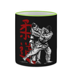 Кружка 3D Judo, цвет: 3D-светло-зеленый кант — фото 2