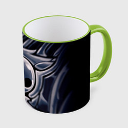 Кружка 3D Hollow Knight, цвет: 3D-светло-зеленый кант