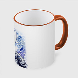 Кружка 3D Hollow Knight, цвет: 3D-оранжевый кант