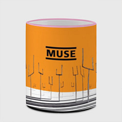 Кружка 3D Muse: Orange Mood, цвет: 3D-розовый кант — фото 2