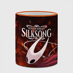 Кружка 3D Hollow Knight: Silksong, цвет: 3D-оранжевый кант — фото 2