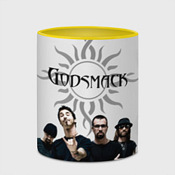 Кружка 3D Godsmack, цвет: 3D-белый + желтый — фото 2