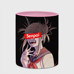 Кружка 3D Senpai My Hero Academia, цвет: 3D-белый + розовый — фото 2