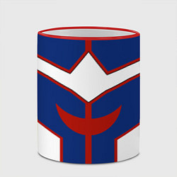 Кружка 3D ALL MIGHT MY HERO ACADEMIA MHA МОЯ ГЕРОЙСКАЯ АКАДЕ, цвет: 3D-красный кант — фото 2