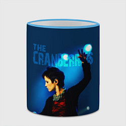 Кружка 3D The Cranberries, цвет: 3D-небесно-голубой кант — фото 2