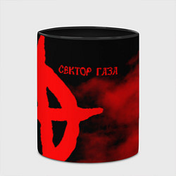 Кружка 3D Сектор Газа, цвет: 3D-белый + черный — фото 2