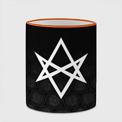 Кружка 3D BRING ME THE HORIZON, цвет: 3D-оранжевый кант — фото 2