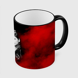 Кружка 3D Сектор Газа, цвет: 3D-черный кант