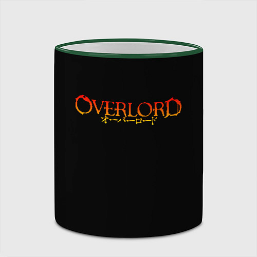 Кружка цветная OVERLORD / 3D-Зеленый кант – фото 2