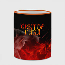 Кружка 3D Сектор Газа, цвет: 3D-оранжевый кант — фото 2