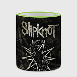 Кружка 3D Slipknot goat, цвет: 3D-светло-зеленый кант — фото 2