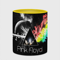 Кружка 3D PINK FLOYD, цвет: 3D-белый + желтый — фото 2