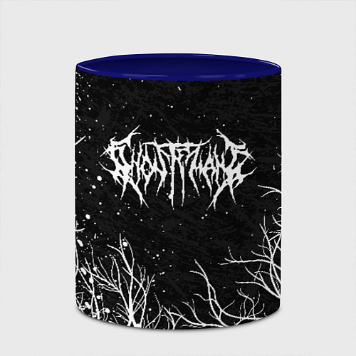 Кружка цветная GHOSTEMANE / 3D-Белый + синий – фото 2