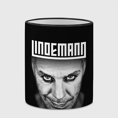Кружка цветная LINDEMANN / 3D-Черный кант – фото 2