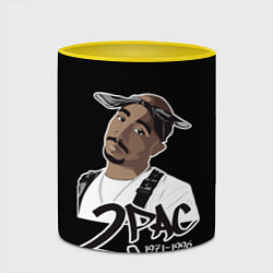 Кружка 3D 2pac, цвет: 3D-белый + желтый — фото 2