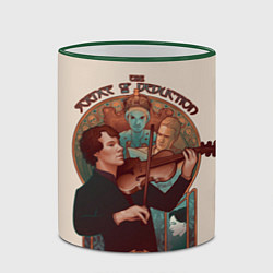 Кружка 3D Sherlock, цвет: 3D-зеленый кант — фото 2