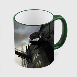 Кружка 3D HALF LIFE, цвет: 3D-зеленый кант