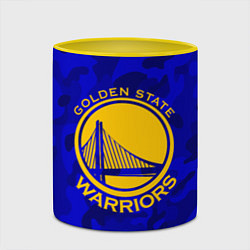 Кружка 3D GOLDEN STATE WARRIORS, цвет: 3D-белый + желтый — фото 2
