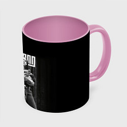 Кружка 3D Lindemann, цвет: 3D-белый + розовый