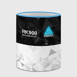 Кружка 3D RK900 CONNOR, цвет: 3D-небесно-голубой кант — фото 2