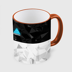 Кружка 3D RK900 CONNOR, цвет: 3D-оранжевый кант