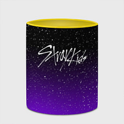 Кружка 3D STRAY KIDS, цвет: 3D-белый + желтый — фото 2