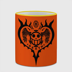 Кружка 3D One Piece, цвет: 3D-желтый кант — фото 2