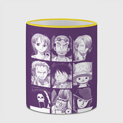 Кружка 3D One Piece, цвет: 3D-желтый кант — фото 2