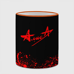 Кружка 3D АлисА, цвет: 3D-оранжевый кант — фото 2