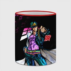 Кружка 3D JOJOS BIZARRE ADVENTURE, цвет: 3D-красный кант — фото 2