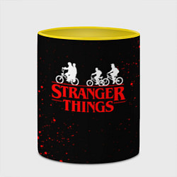 Кружка 3D STRANGER THINGS, цвет: 3D-белый + желтый — фото 2