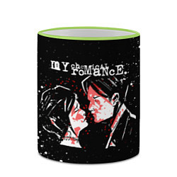 Кружка 3D My Chemical Romance, цвет: 3D-светло-зеленый кант — фото 2