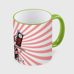 Кружка цветная Убийца розового солнца