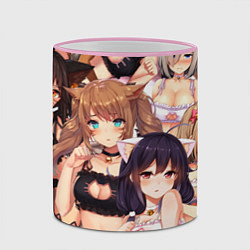 Кружка 3D Ahegao, цвет: 3D-розовый кант — фото 2