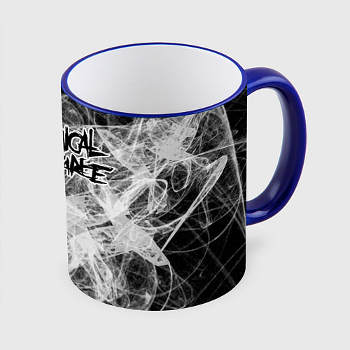 Кружка цветная MY CHEMICAL ROMANCE / 3D-Синий кант – фото 1