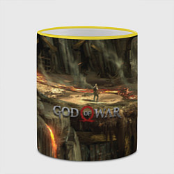 Кружка 3D GOD OF WAR, цвет: 3D-желтый кант — фото 2