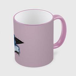 Кружка 3D Billie Pink Art, цвет: 3D-розовый кант